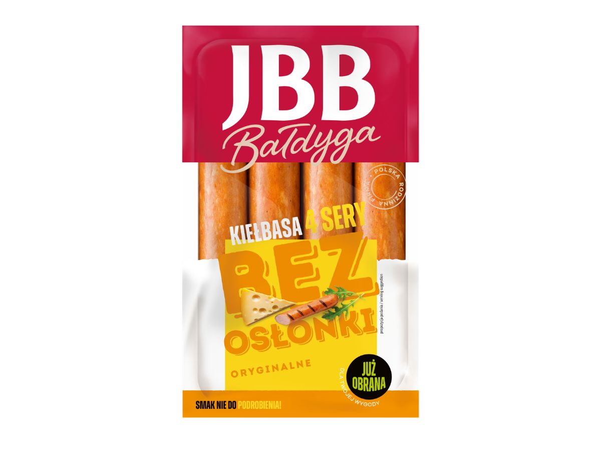 Kiełbasa 4 sery bez osłonki
