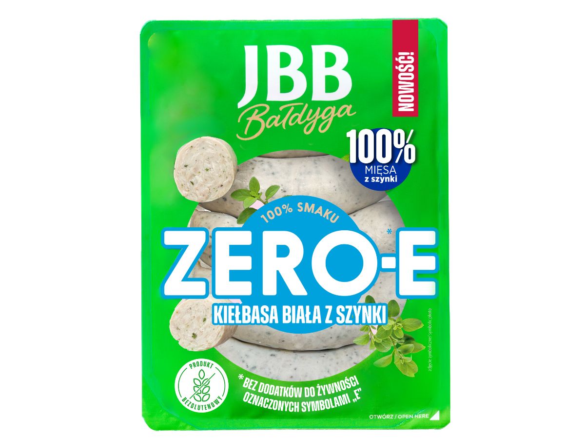 Kiełbasa biała z szynki Zero-E 350 g