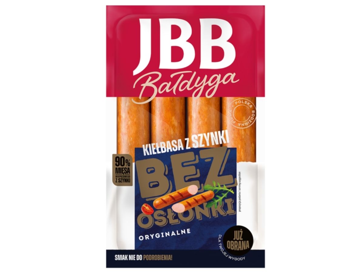Kiełbasa z szynki bez osłonki