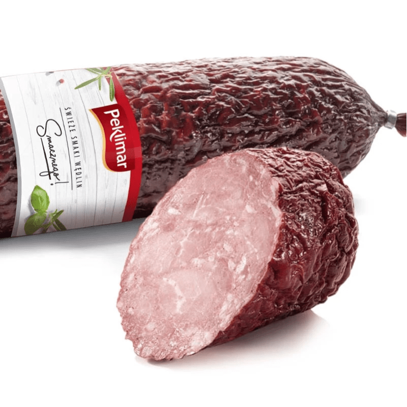 Krakowska gruba Peklimar – kiełbasa wędliniarska do sprzedaży na ladzie